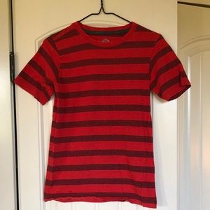 Fission boy red and gray stripe T-shirt